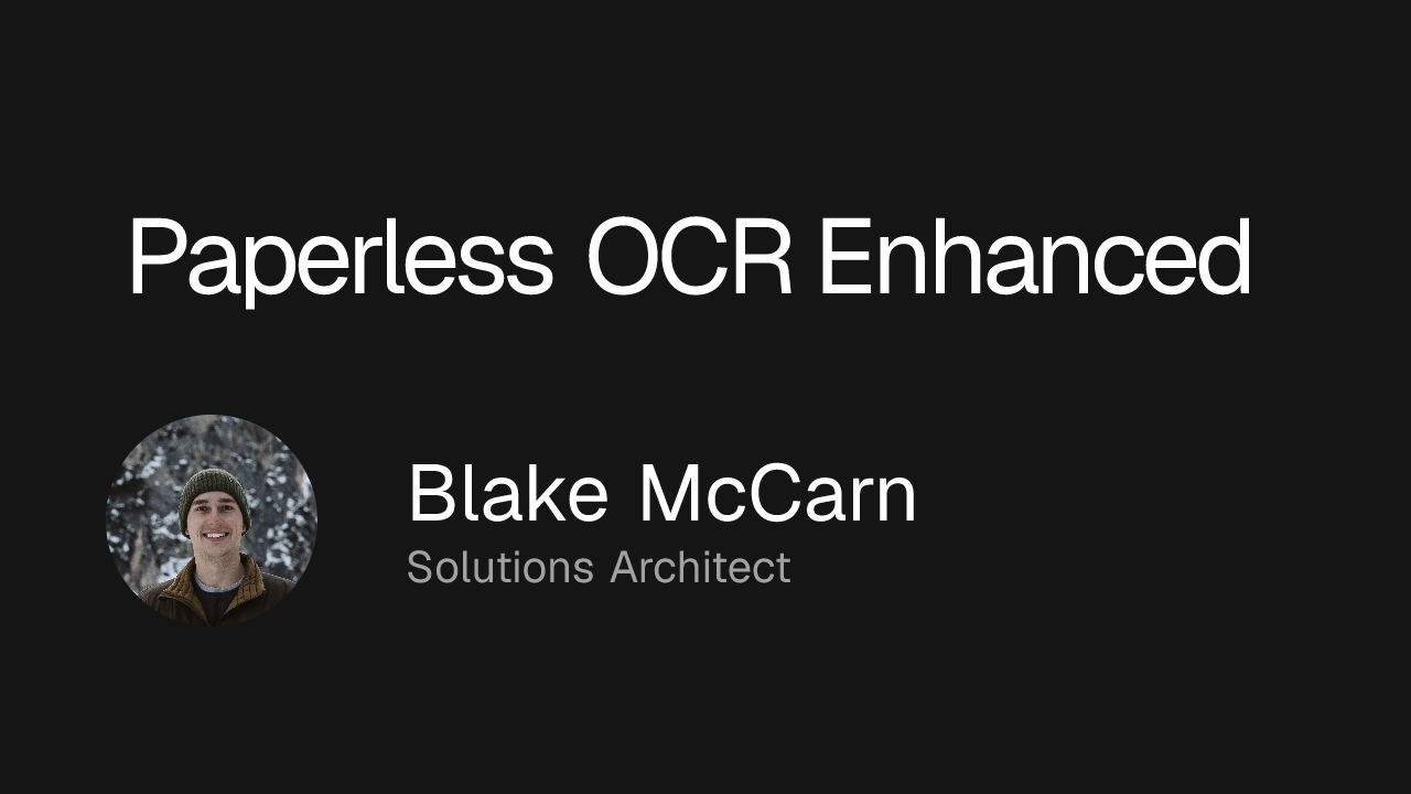 Paperless OCR Enhanced